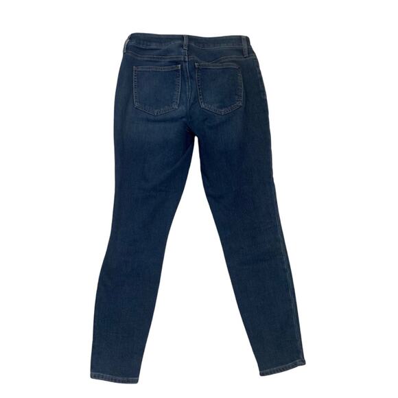 Chico’s Skinny Ankle Blue Jeans Size 2 / Small Stretch Medium Wash Classic - Picture 6 of 9